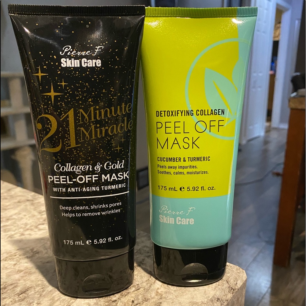 Collagen facial masks